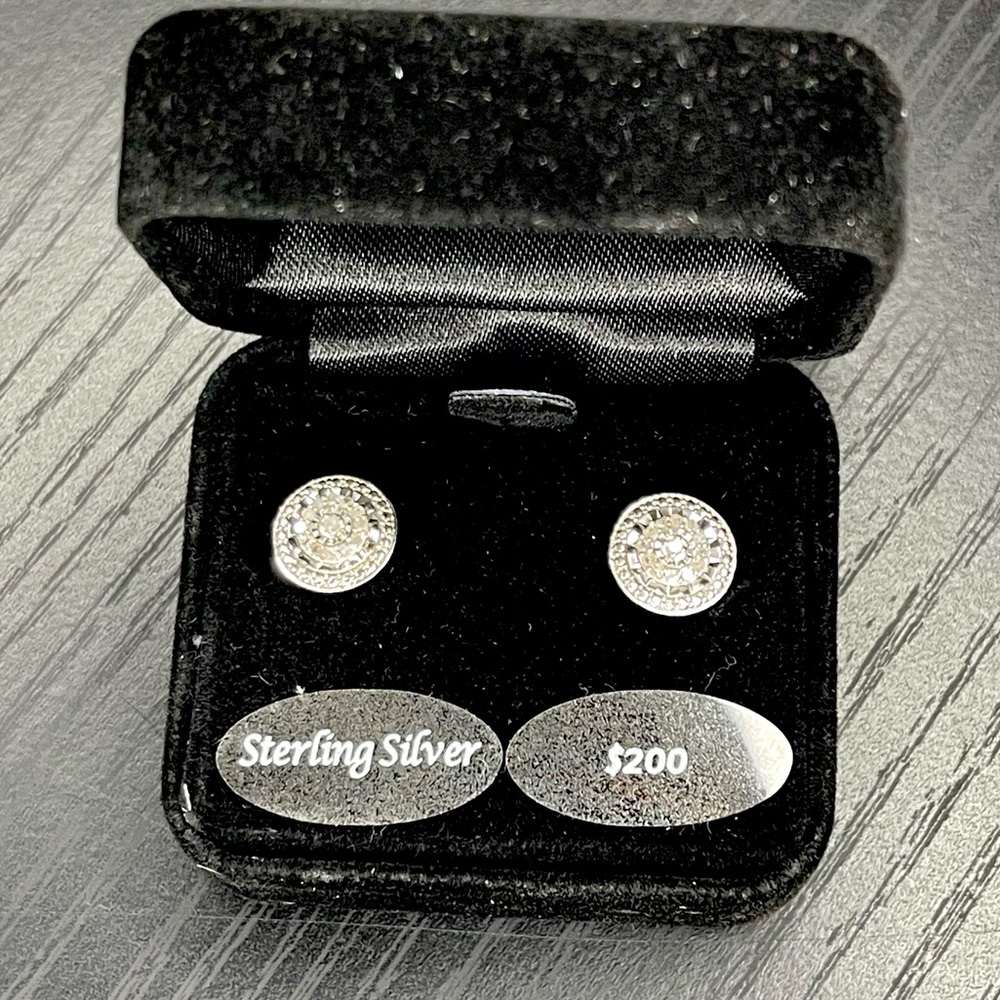 Sterling Silver Earrings - Picture 2 of 2